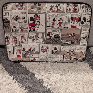 Kate Spade Vintage Mickey & Minnie Comic Strip Laptop Sleeve - Red, Black, Cream